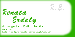 renata erdely business card